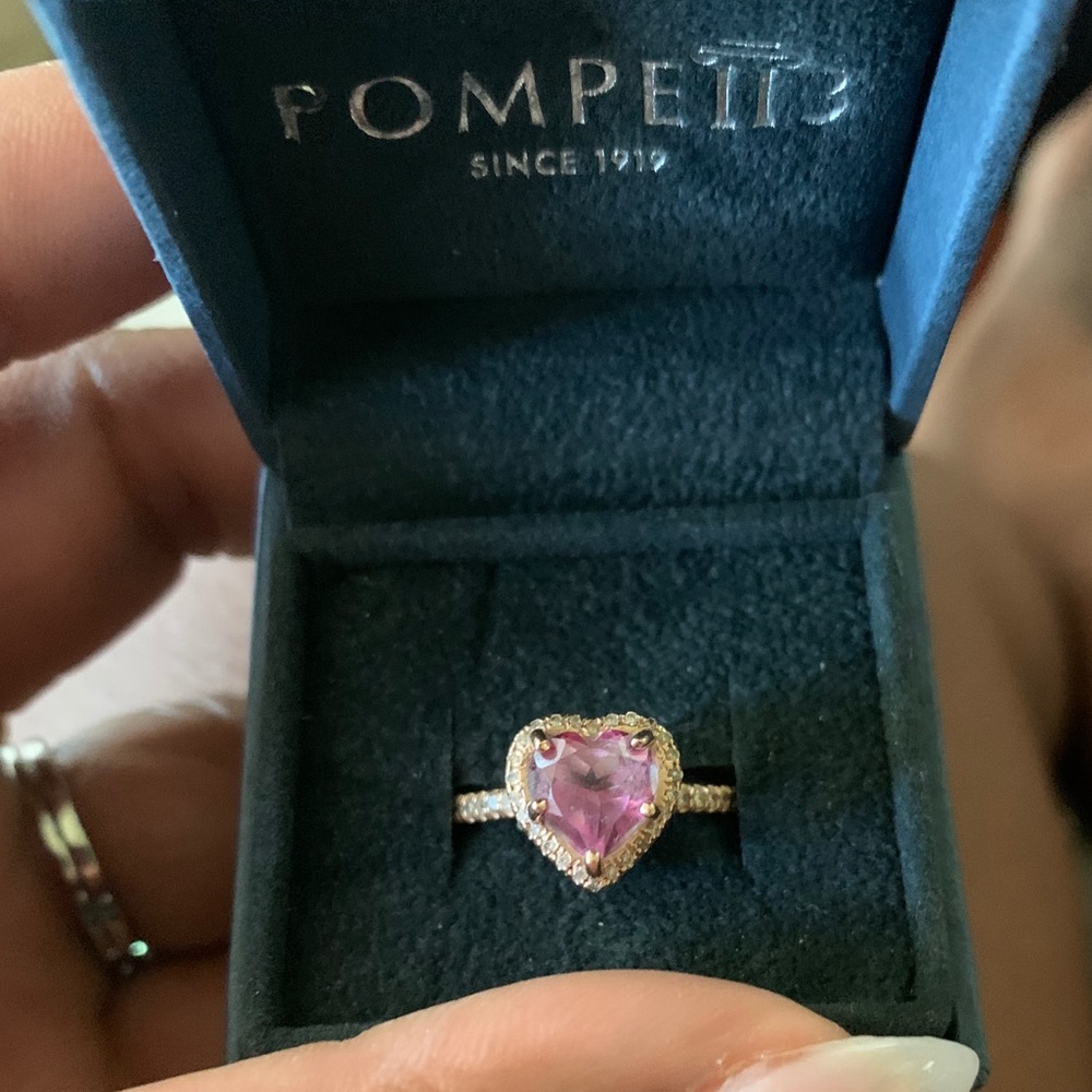 Heart shaped Engagement Ring